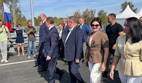 В Оренбурге открыт мост через Сакмару